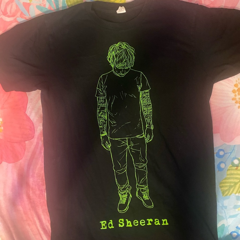 Ed Sheeran Concert T-Shirt with Tour Dates